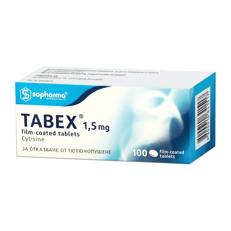 Tabex 1,5 mg 100 tablets
